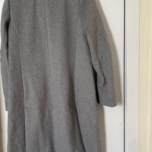 Via Spiga Gray Long Sleeve Dress